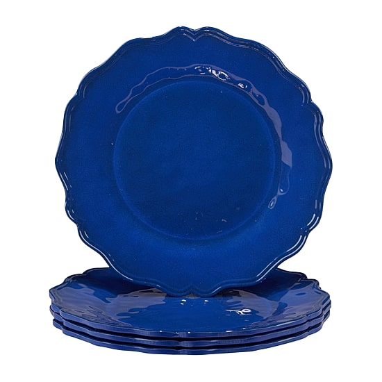 Certified International Crackle 4-pc. Melamine Salad Plate