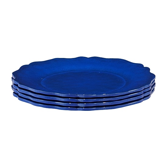 Certified International Crackle 4-pc. Melamine Salad Plate