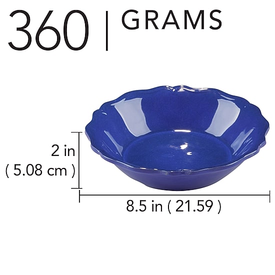 Certified International Crackle 4-pc. Melamine Soup Bowl