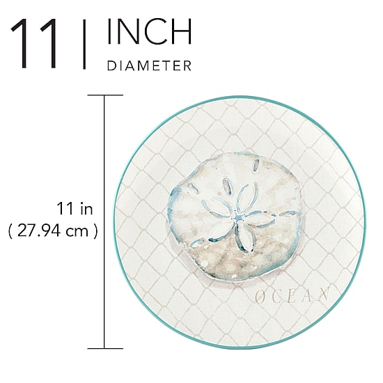 Certified International Ocean View 4-pc. Earthenware Dinner Plate
