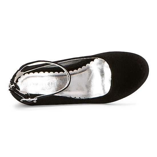 Christie & Jill Layla Little & Big Kid Girls Round Closed Toe Block Heel Pumps