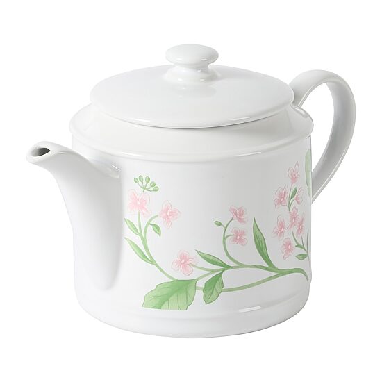 Martha Stewart Kimberly Floral Stoneware Teapot