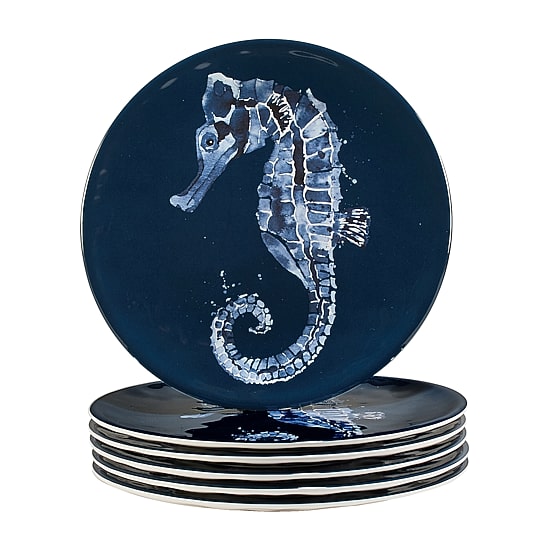 Certified International Sea Life 6-pc. Melamine Salad Plate