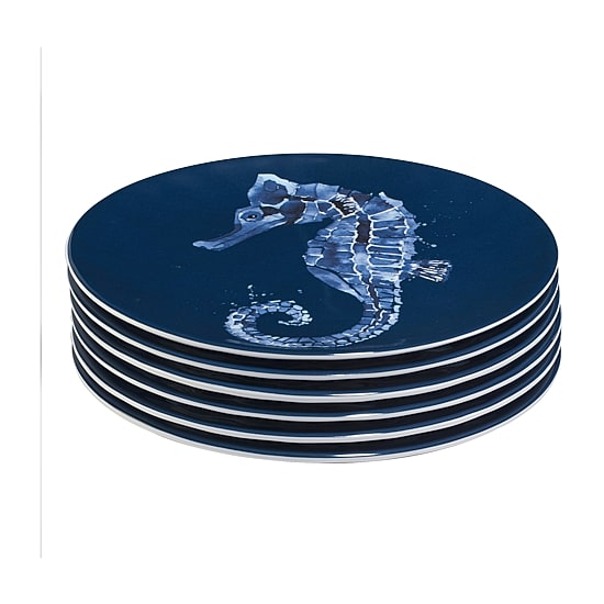 Certified International Sea Life 6-pc. Melamine Salad Plate