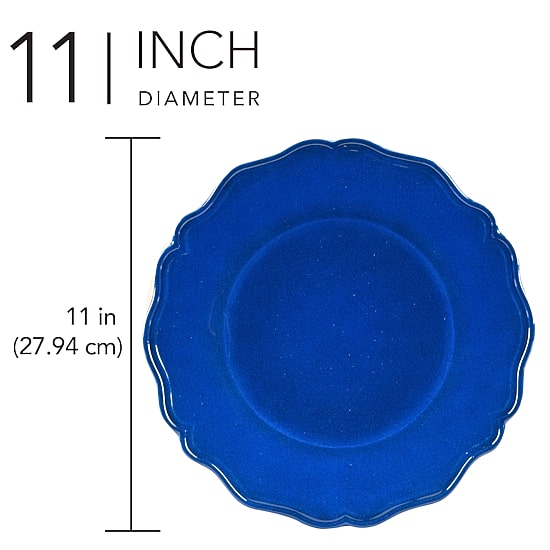 Certified International Crackle 4-pc. Melamine Dinner Plate