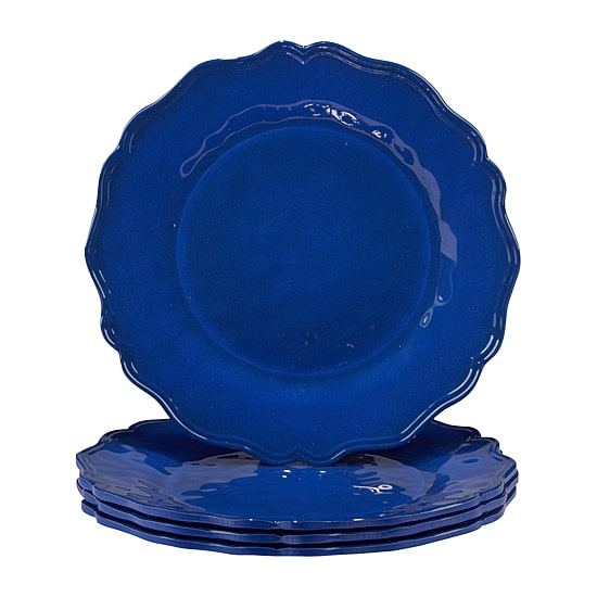 Certified International Crackle 4-pc. Melamine Dinner Plate