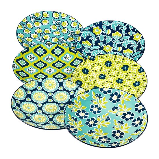Certified International Tapestry 6-pc. Porcelain Salad Plate