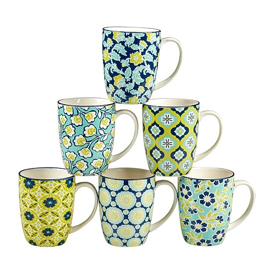 Certified International Tapestry 6-pc. Coffee Mug