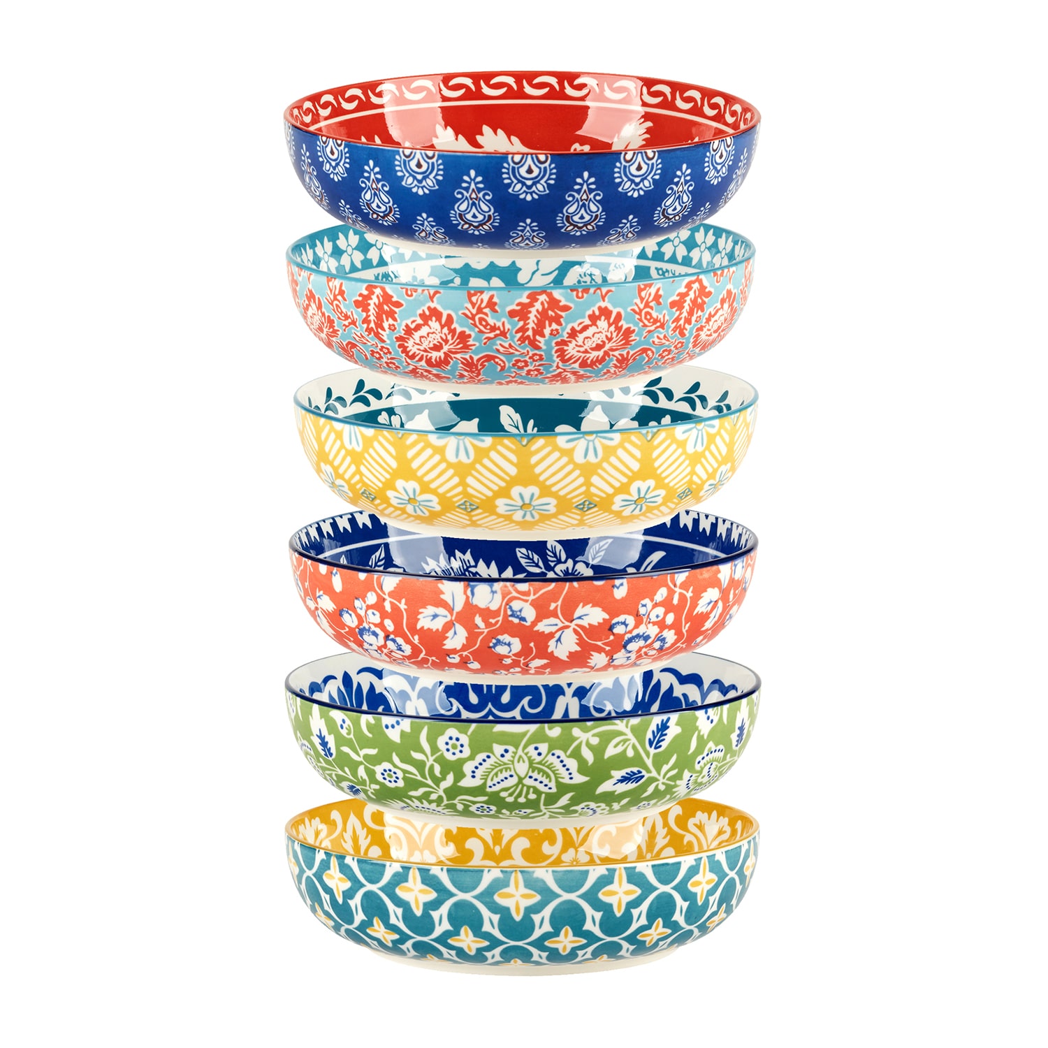 Certified International Panache 6-pc. Porcelain Soup Bowl
