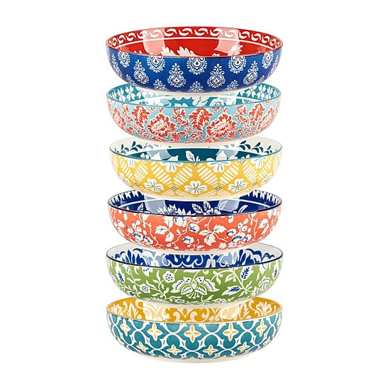 Certified International Panache 6-pc. Porcelain Soup Bowl