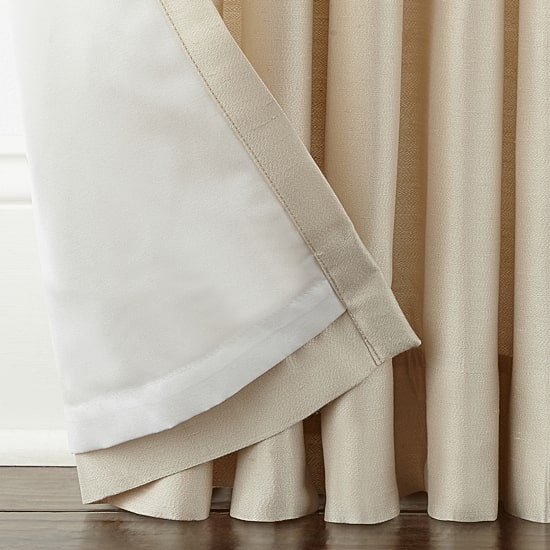 Liz Claiborne Supreme 10-Pleat Pinch Pleat Back Tab Light-Filtering Single Curtain Panel
