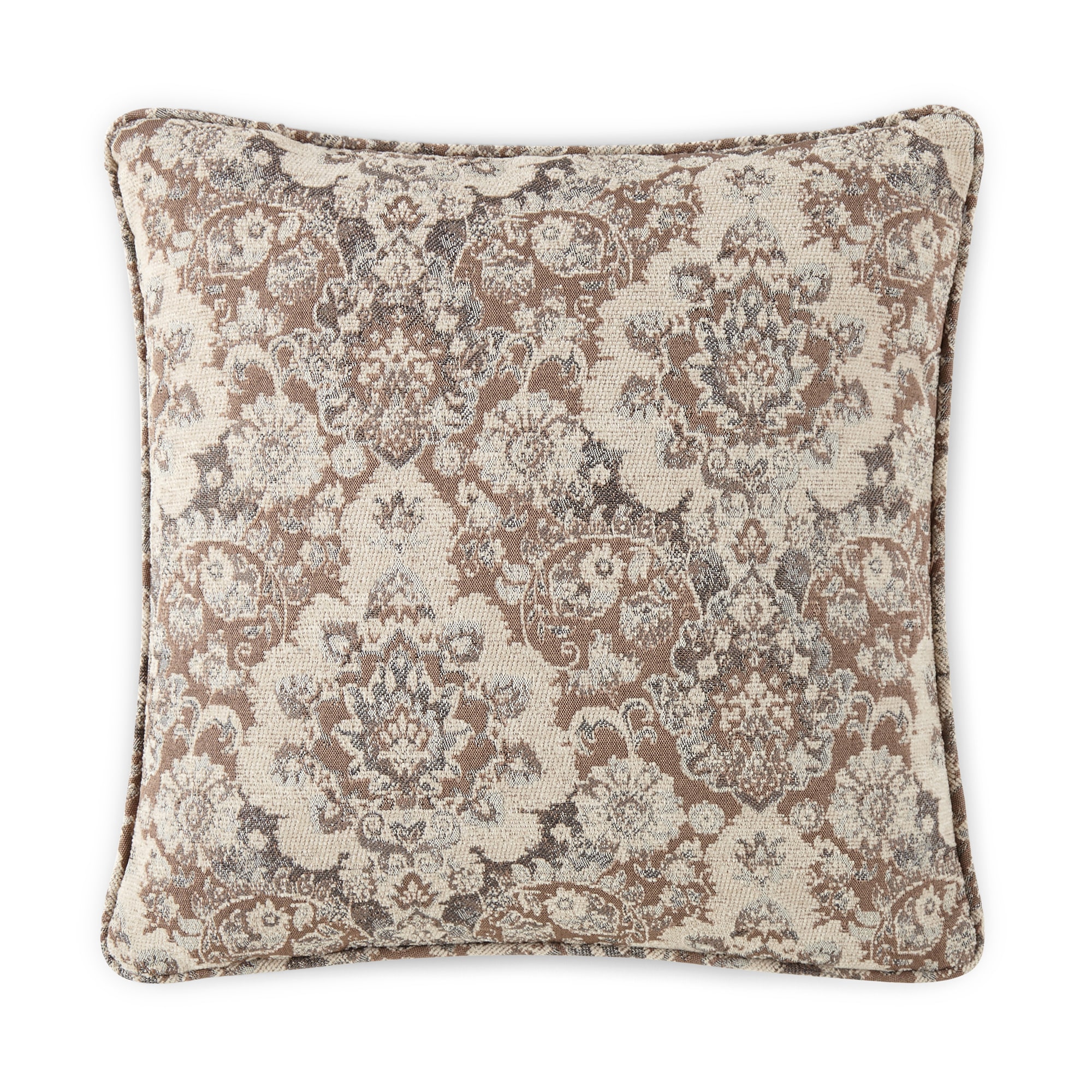 Paisley Feather Filled 20x20 Square Throw Pillow