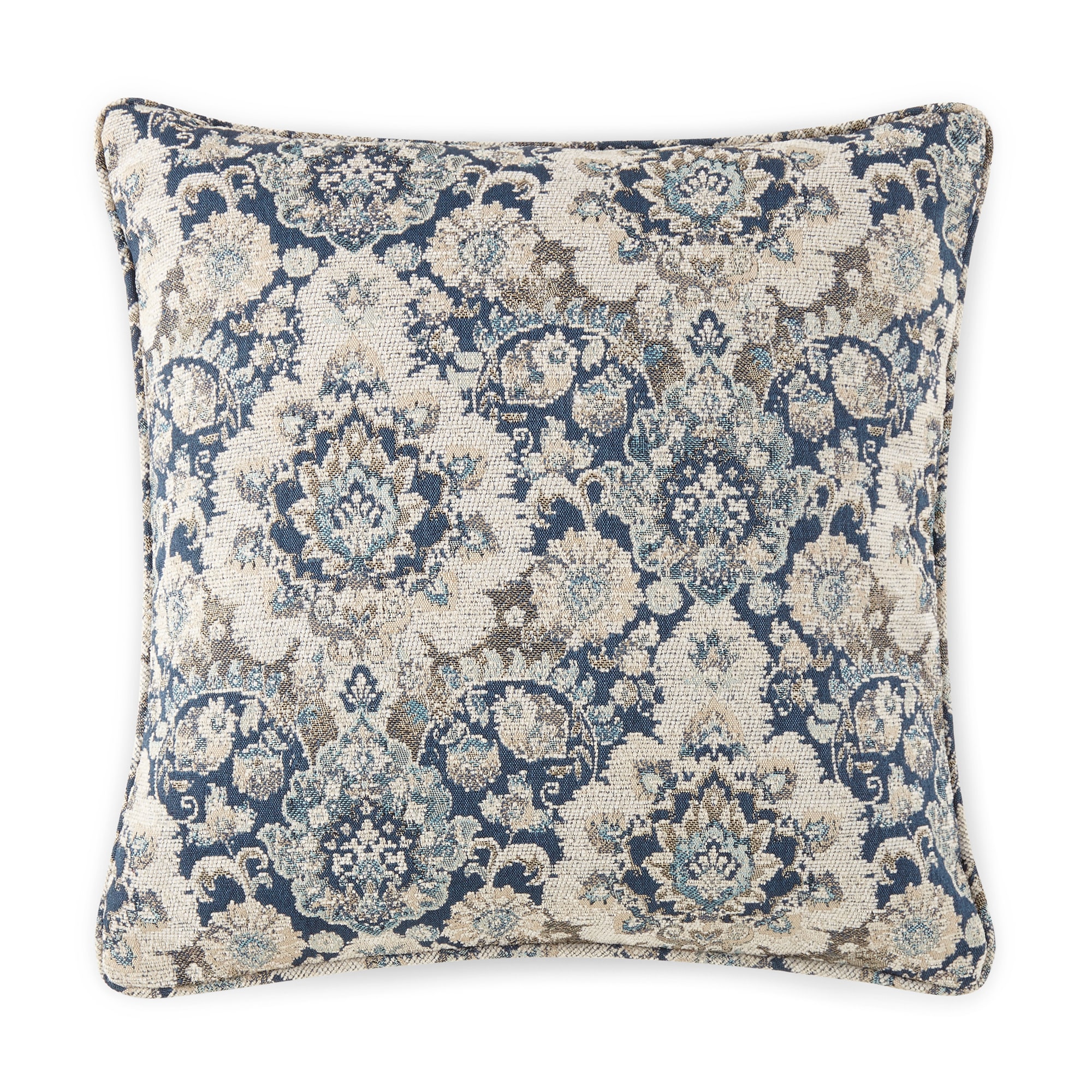 Paisley Feather Filled 20x20 Square Throw Pillow
