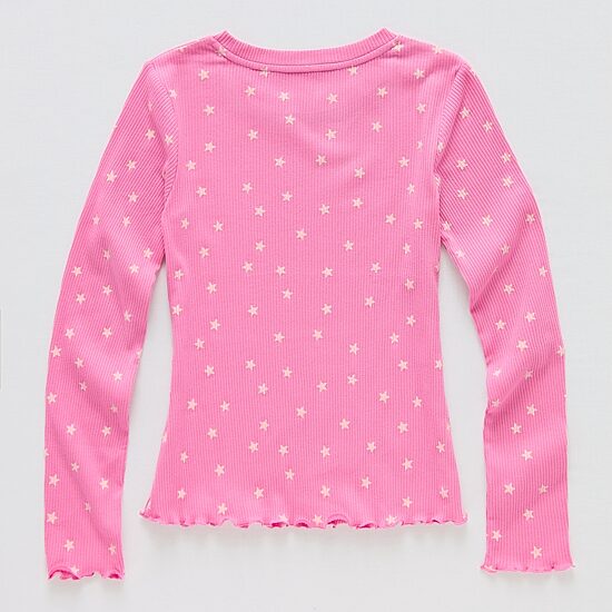 Thereabouts Little & Big Kid Girls Round Neck Long Sleeve T-Shirt