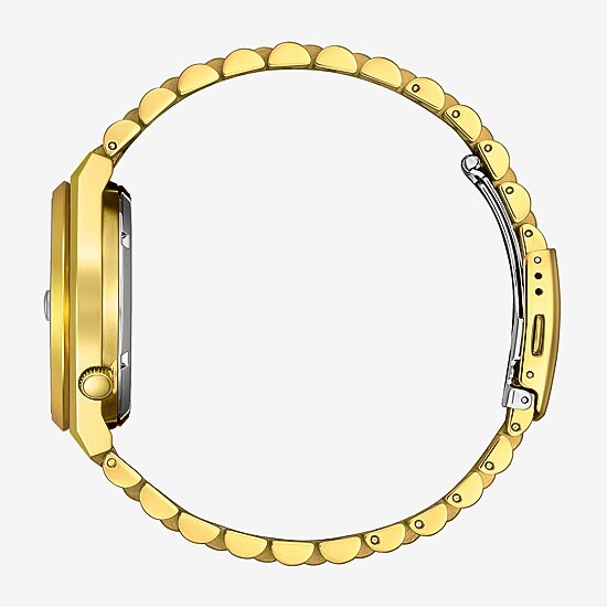 Citizen Tsuyosa Mens Automatic Gold Tone Stainless Steel Bracelet Watch Nj0152-51x