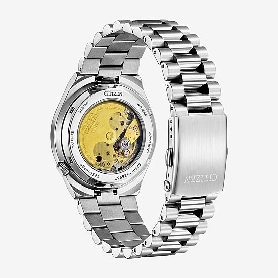 Citizen Tsuyosa Mens Automatic Silver Tone Stainless Steel Bracelet Watch Nj0150-56w