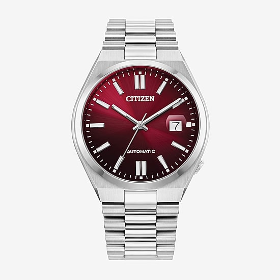 Citizen Tsuyosa Mens Automatic Silver Tone Stainless Steel Bracelet Watch Nj0150-56w