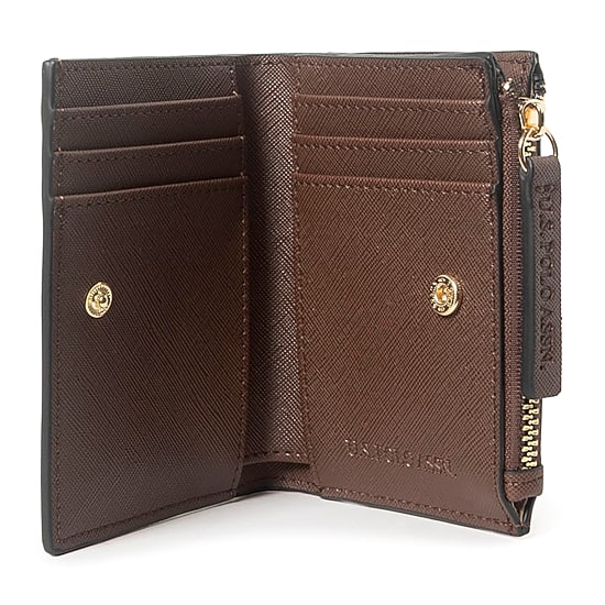 U.S. Polo Assn. Zip Womens Bifold Wallet