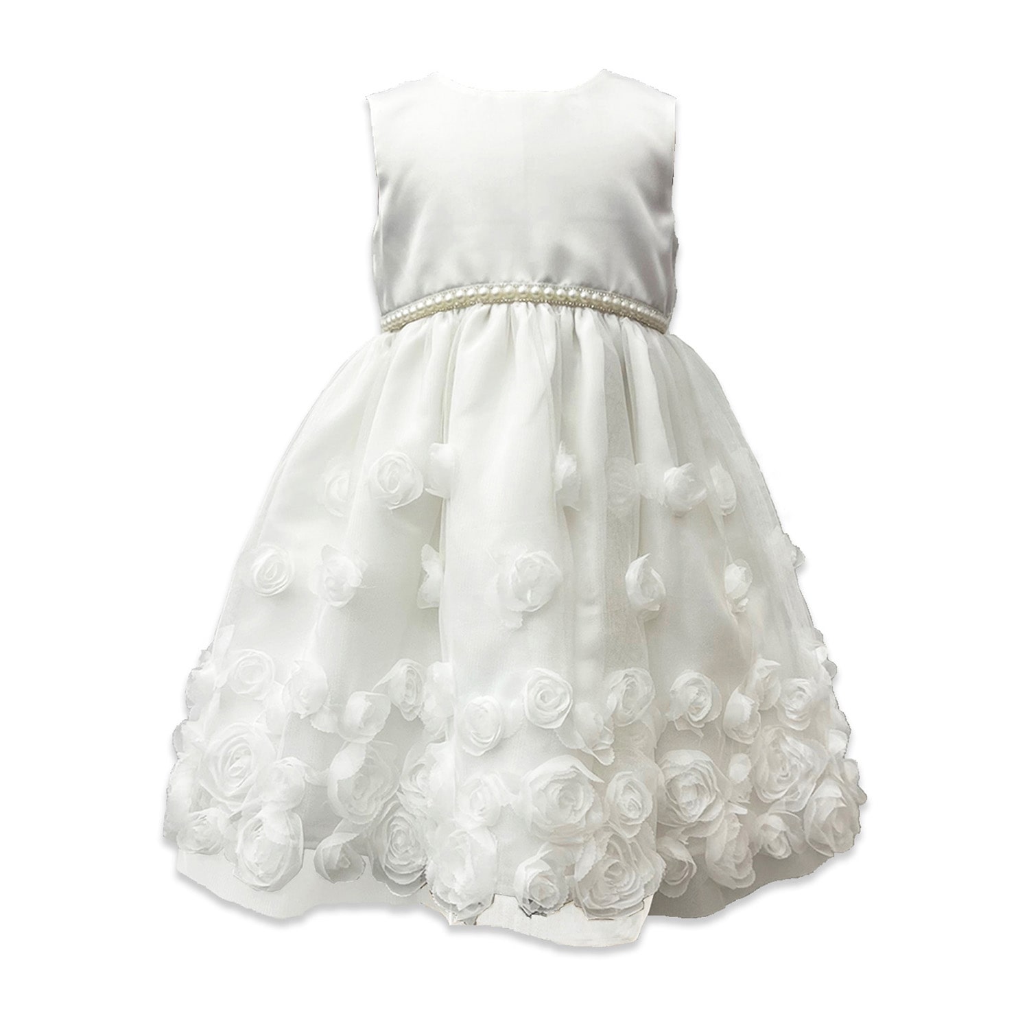 Blueberi Boulevard Toddler Girls Embellished Sleeveless A-Line Dress