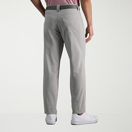 Haggar Sport Performance Nylon 5-Pocket Mens Straight Fit Flat Front Pant