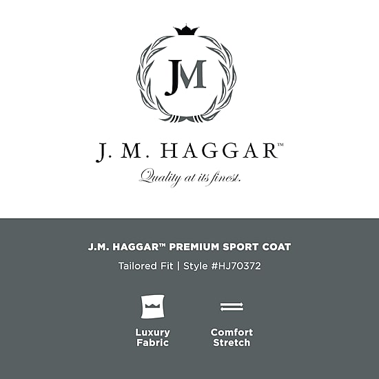 Haggar JMH Heather Fine Twill Mens Regular Fit Sport Coat