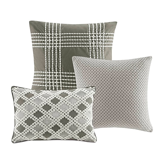 Madison Park Signature Essence Cotton Clip Jacquard Comforter Set