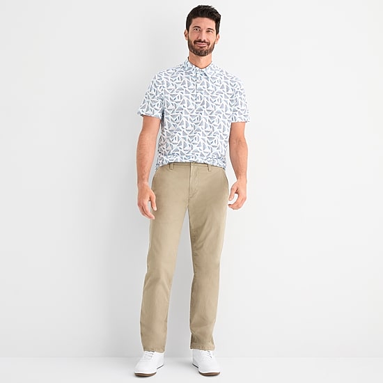 St. John's Bay Performance Mens Classic Fit Short Sleeve Polo Shirt