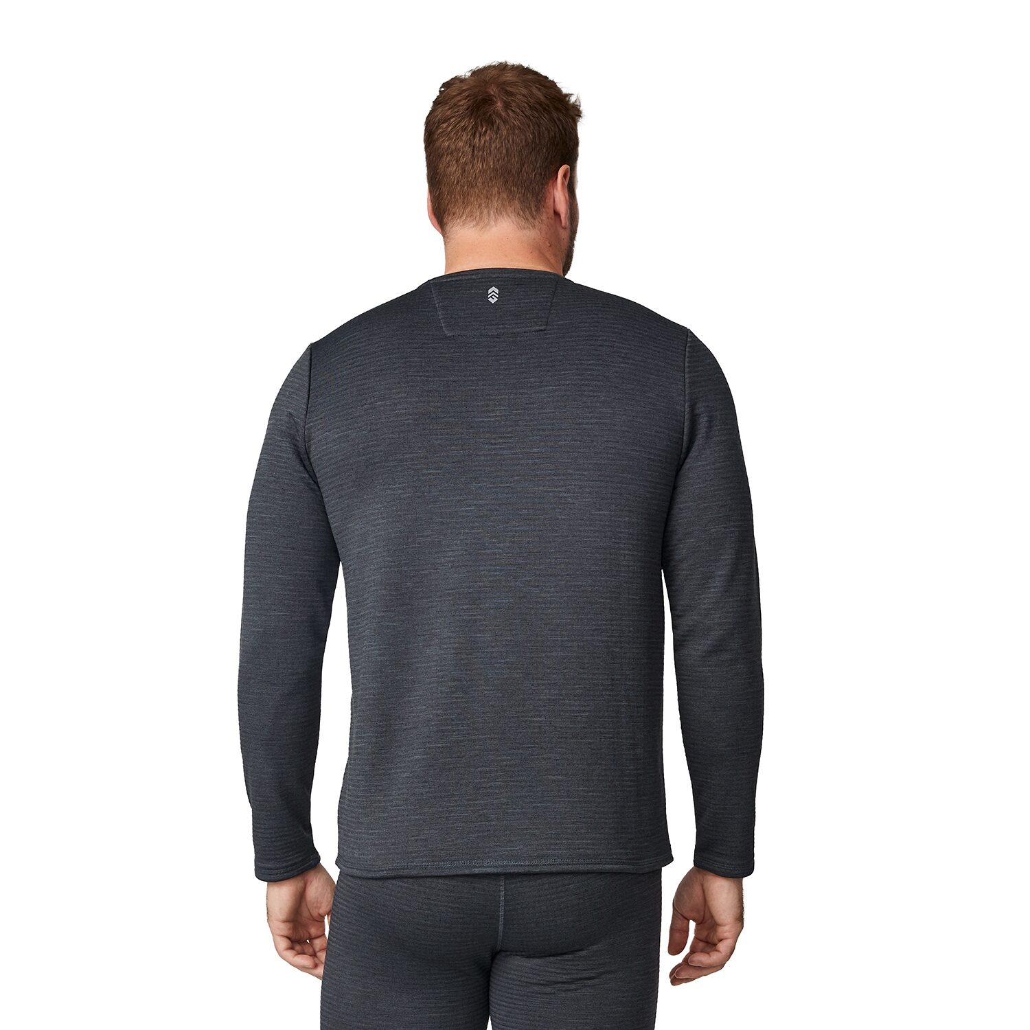 Free Country Mens Force Grid Crew Neck Long Sleeve Thermal Shirt