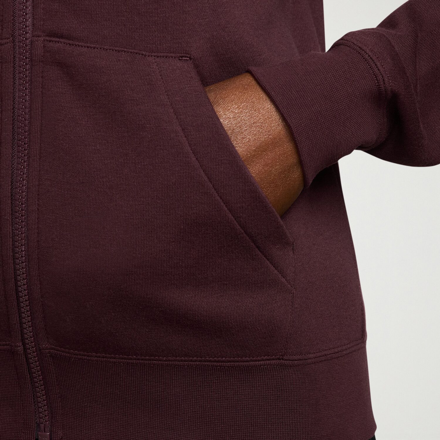 Nike Womens Long Sleeve Fleece Zipper Active Hoodie