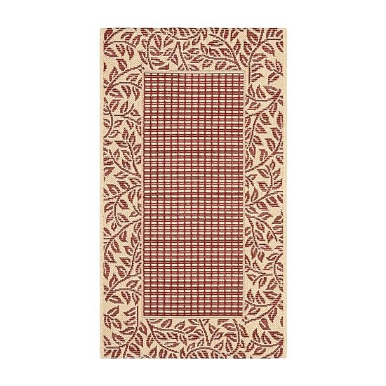 Safavieh Courtyard Collection Chad Oriental Indoor/Outdoor Area Rug