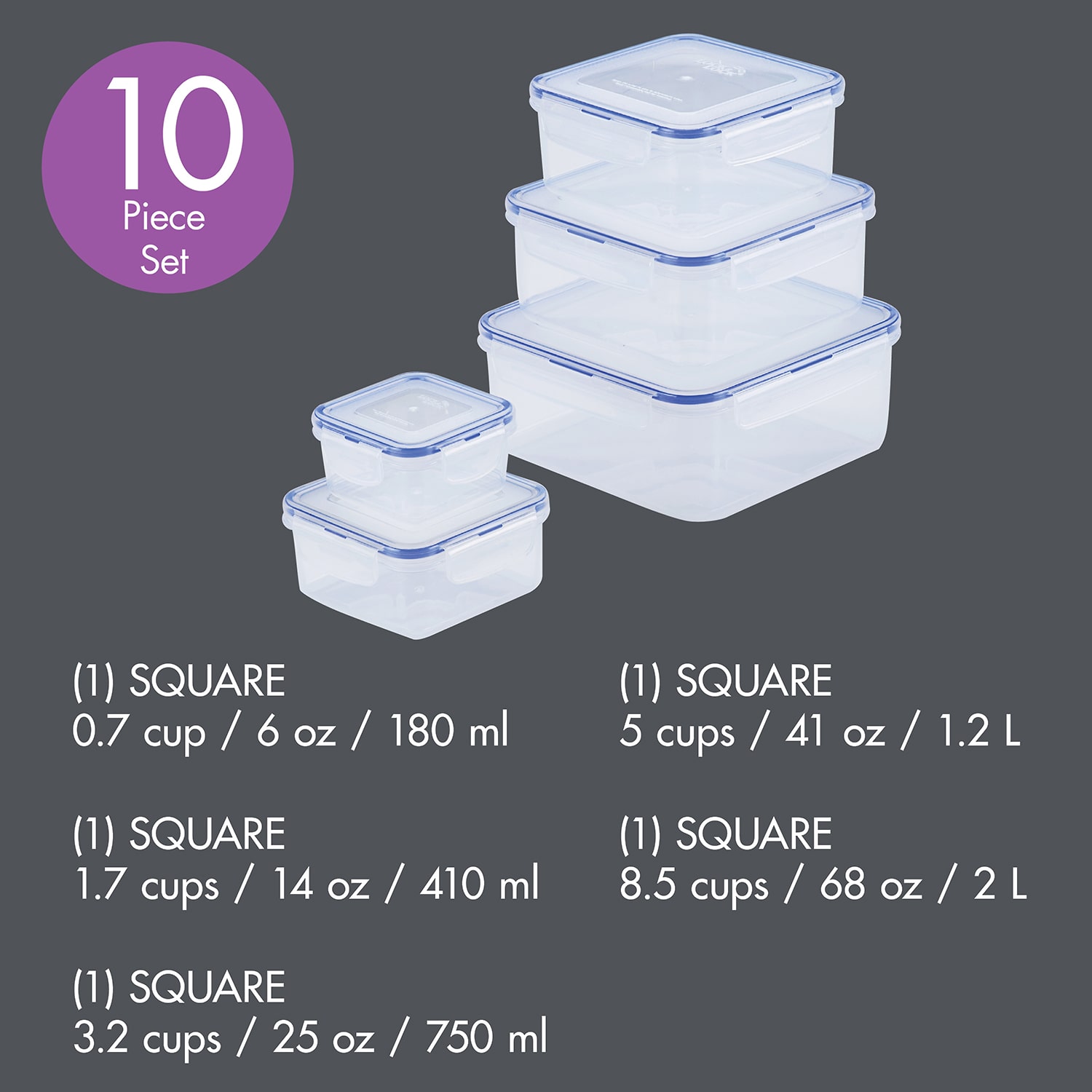Lock & Lock 10-pc. Food Container