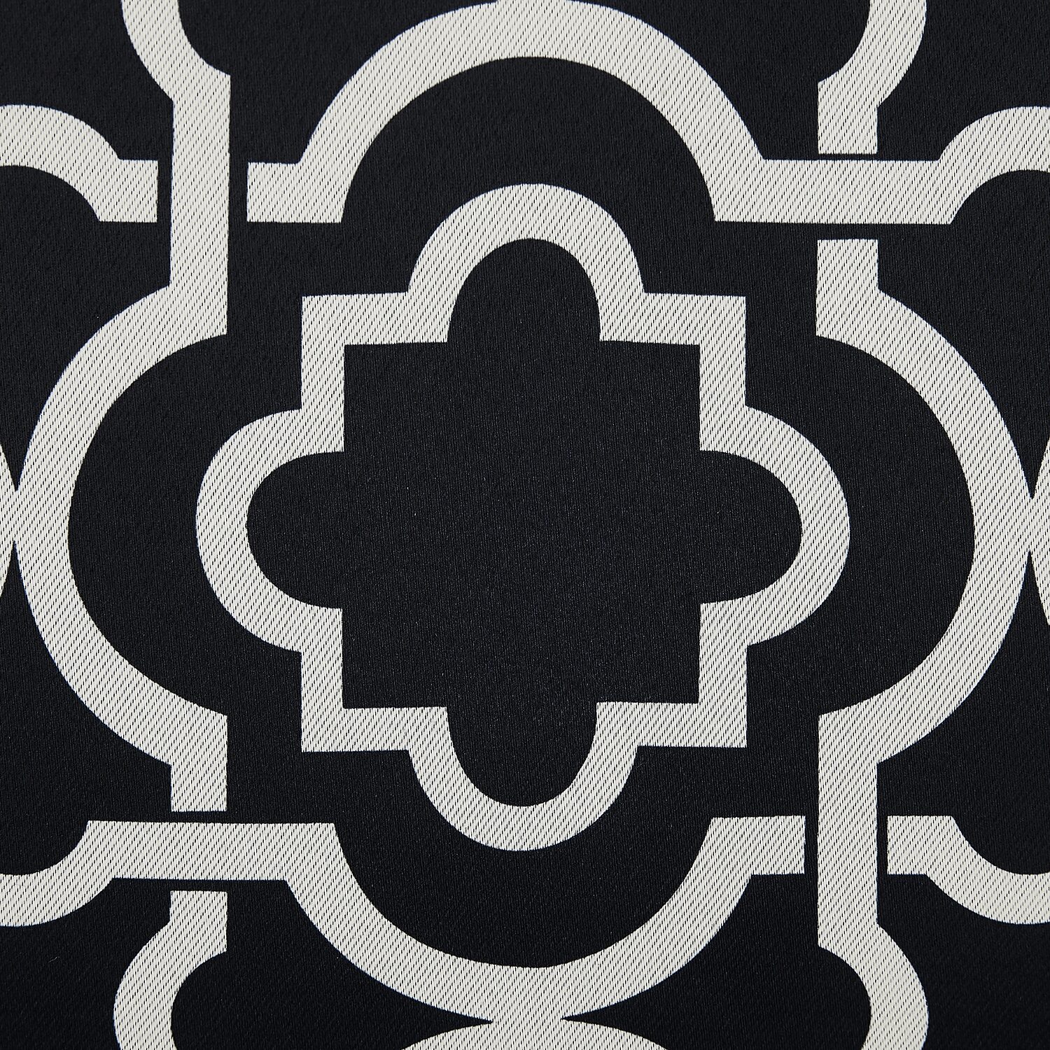 Sun Zero Barnett Trellis Grommet Top Energy Saving Blackout Single Curtain Panel