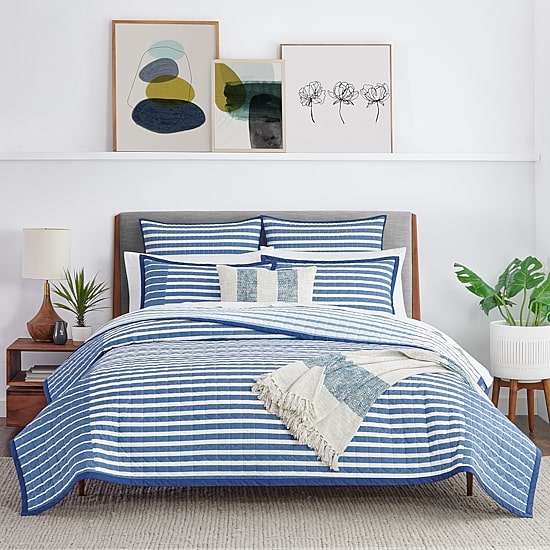 Fieldcrest Panel Stripe Quilt