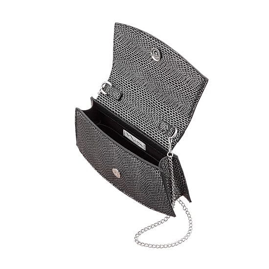 I. Miller Drake Metallic Printed Snake Evening Bag