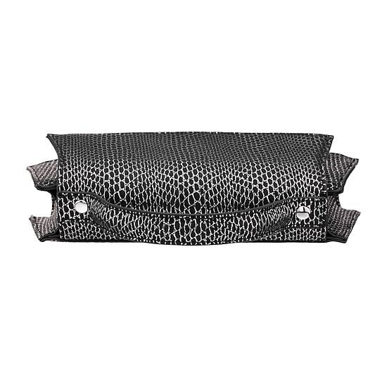 I. Miller Drake Metallic Printed Snake Evening Bag