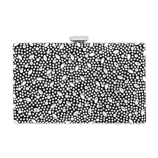 I. Miller Villie Crystal Pattern Minaudiere Evening Bag