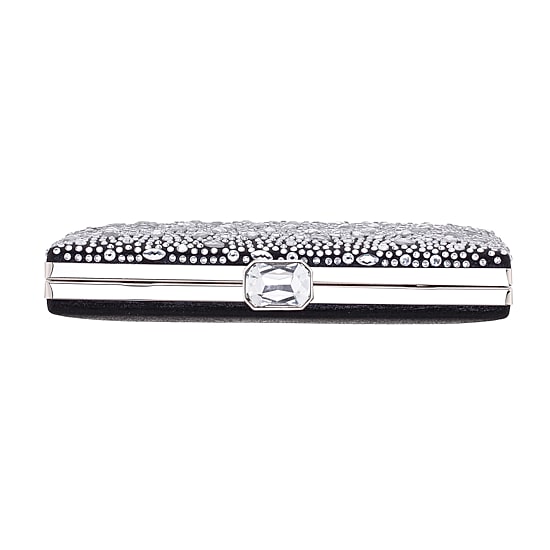 I. Miller Villie Crystal Pattern Minaudiere Evening Bag