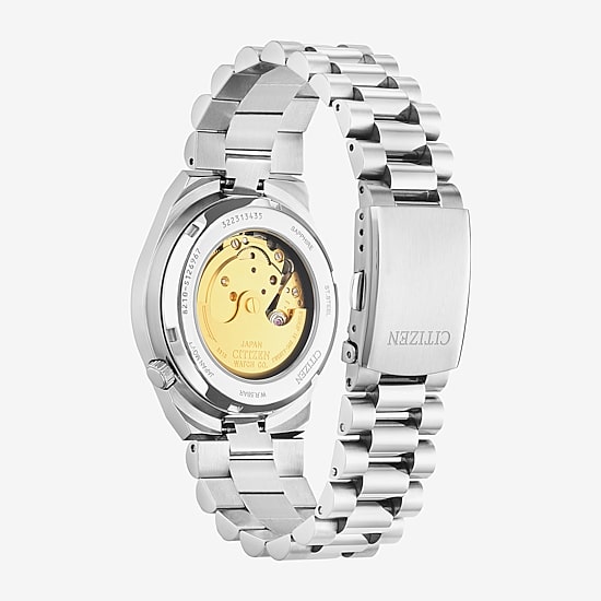 Citizen Tsuyosa Mens Automatic Silver Tone Stainless Steel Bracelet Watch Nj0150-56x