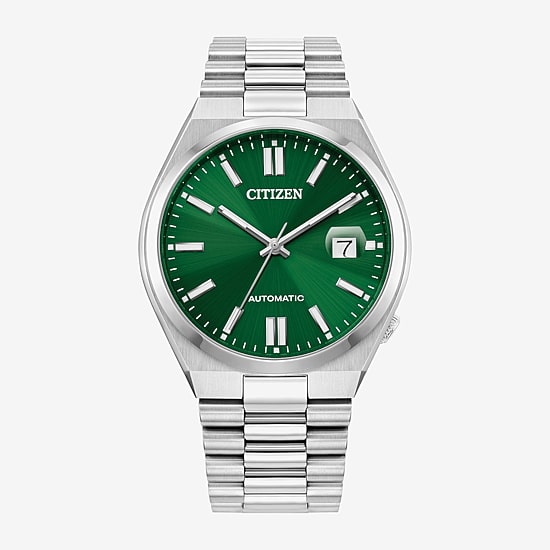 Citizen Tsuyosa Mens Automatic Silver Tone Stainless Steel Bracelet Watch Nj0150-56x