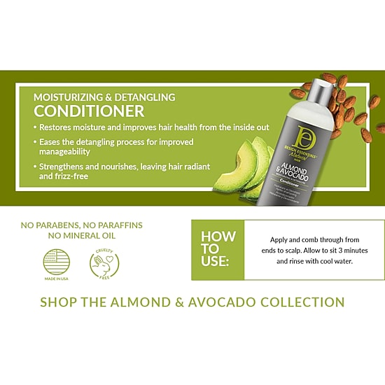 Design Essentials Almond & Avocado Moisturizing & Detangling Conditioner 34 oz.