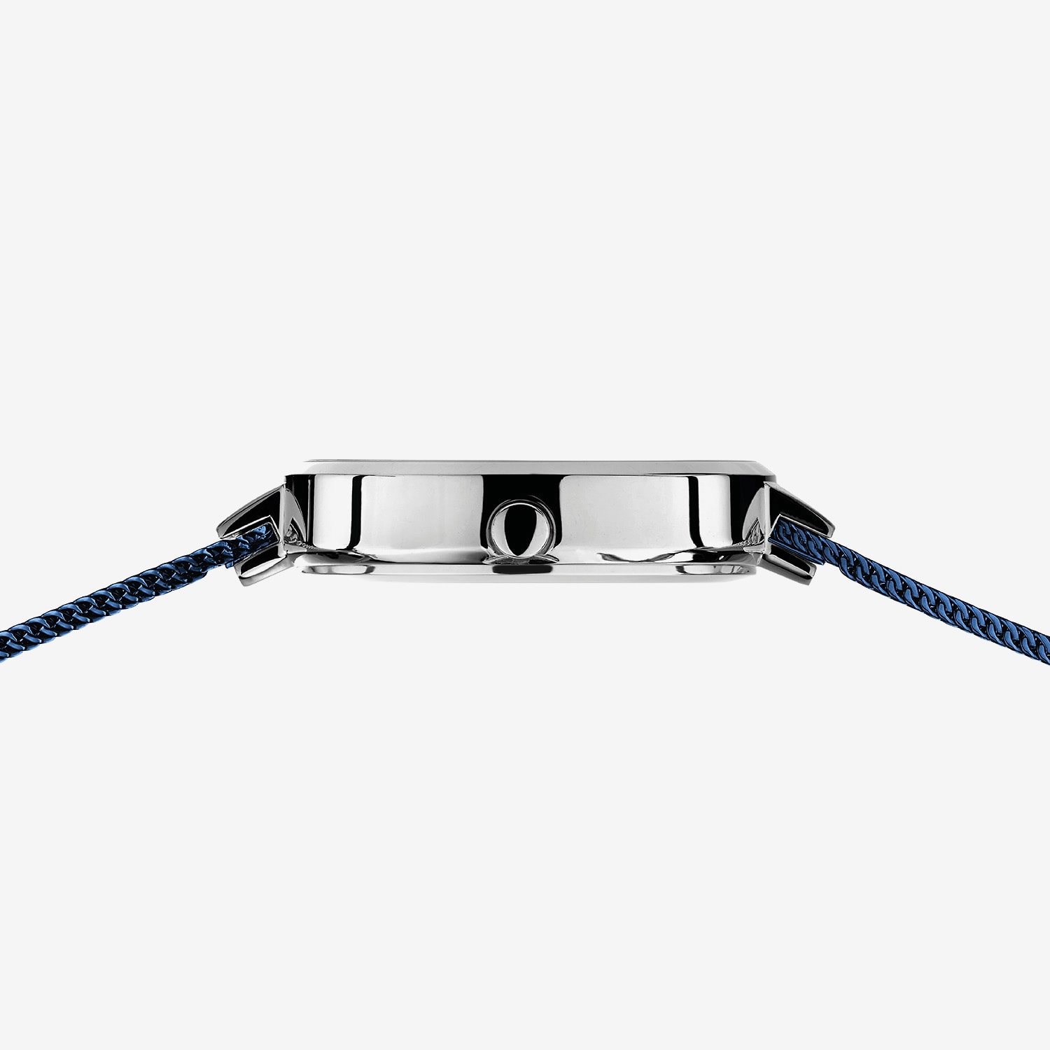 Bering Womens Blue Stainless Steel Bracelet Watch 14631-307