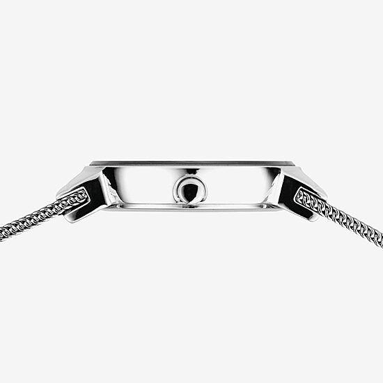 Bering Womens Silver Tone Stainless Steel Bracelet Watch 10126-000