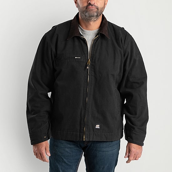 Berne Highland Washed Gasoline Mens Heavyweight Work Jacket