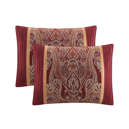 Broadhaven Lancaster Chenille 7-pc. Midweight Embellished Comforter Set
