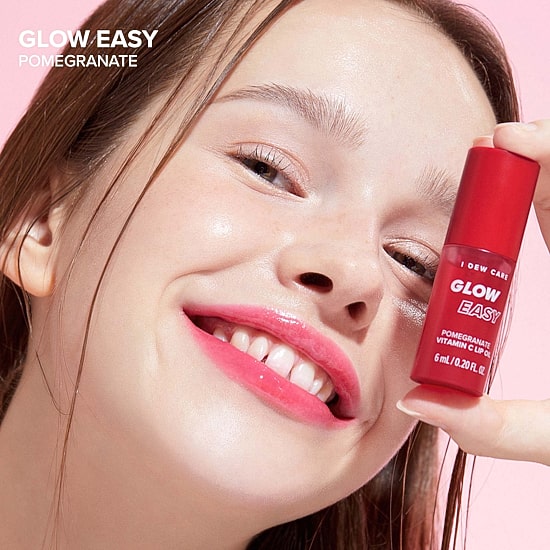 I Dew Care Glow Easy Lip Oil-Pomegranate