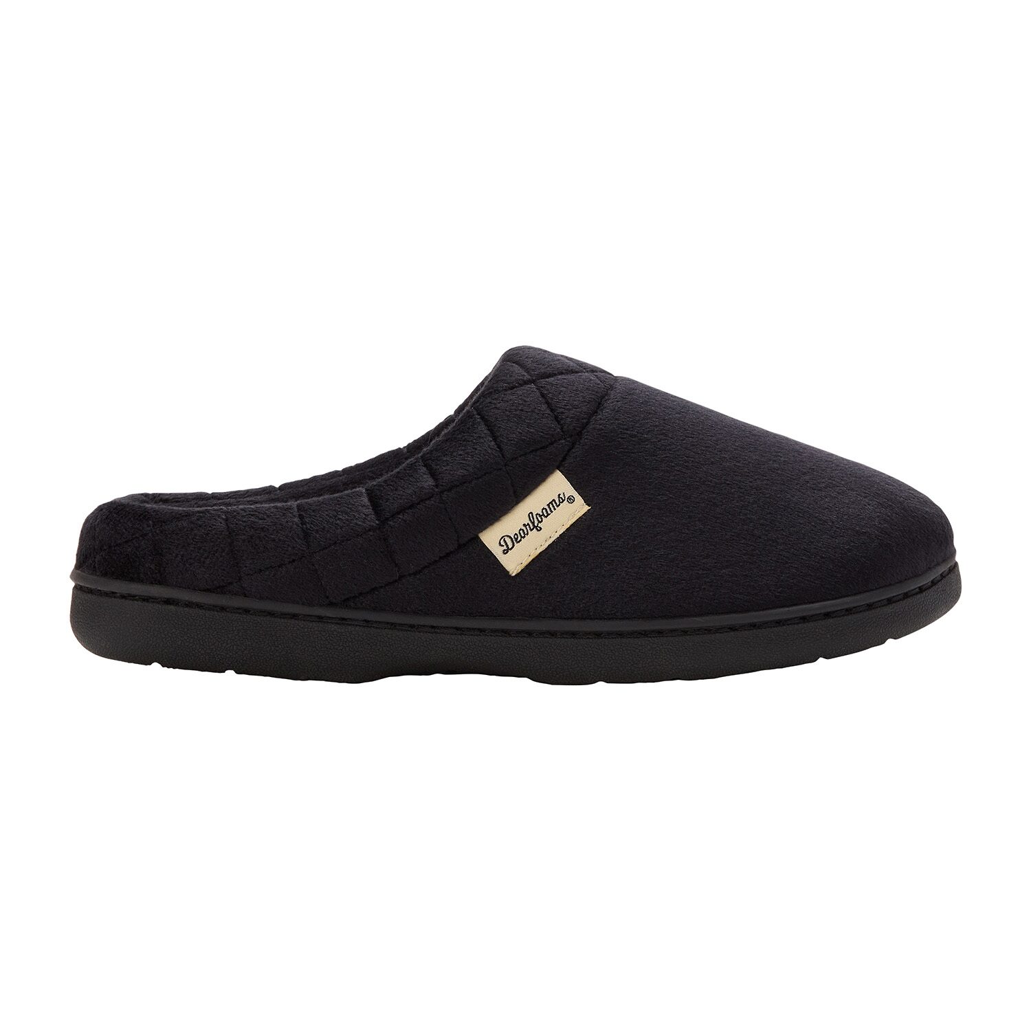 Dearfoams Darcy Velour Scuff Womens Memory Foam Clog Slippers