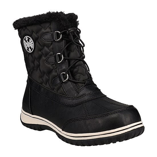 Totes Womens Adrian Waterproof Insulated Flat Heel Winter Boots