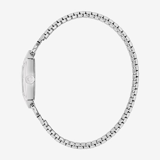 Caravelle Designed By Bulova Womens Silver Tone Stainless Steel Expansion Watch 43l225