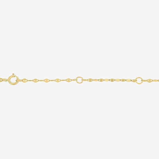 Gemstone 14K Gold Over Silver Round 18 Inch Pendant Necklace