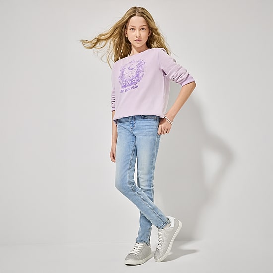 Thereabouts Superflex Little & Big Kid Girls Adjustable Waist Stretch Fabric Skinny Fit Denim Jean